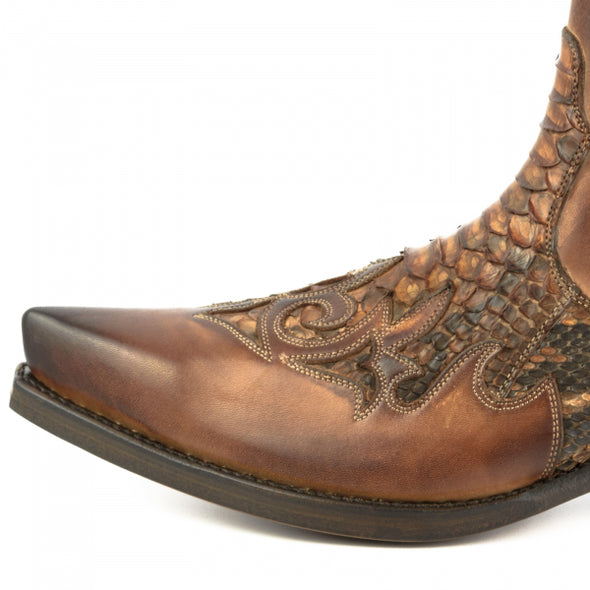 Bottes Cowboy (Texan) Modèle ROCK 2500 Cognac | Cowboy Boots Portugal