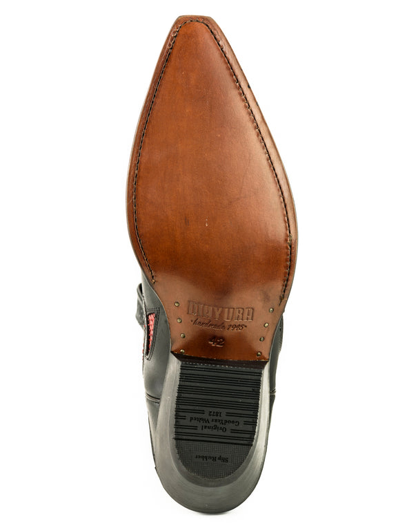 Bottes Cowboy Homme 1935 C Mex Crazy Old Negro Piton Naturel Rouge | Cowboy Boots Portugal